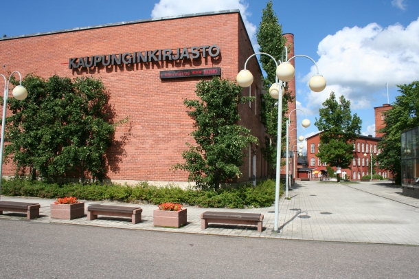 Forssa Town Library at Spinning Mill Area.