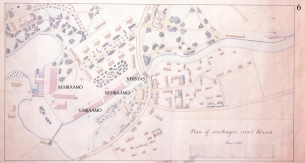 Kuva 6. Vanha karttakuva Forssasta.
